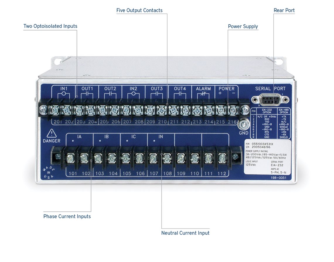 SEL551 Overcurrent/Reclosing Relay
